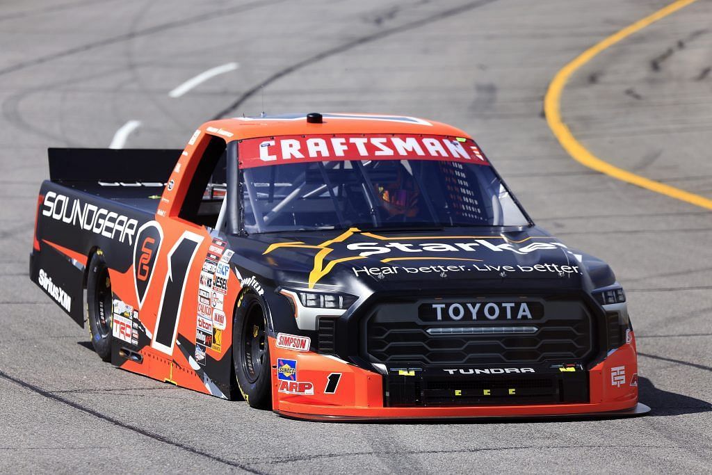 NASCAR driver William Sawalich&#039;s #1 Starkey/Soundgear Toyota (Image credits: Getty Images)