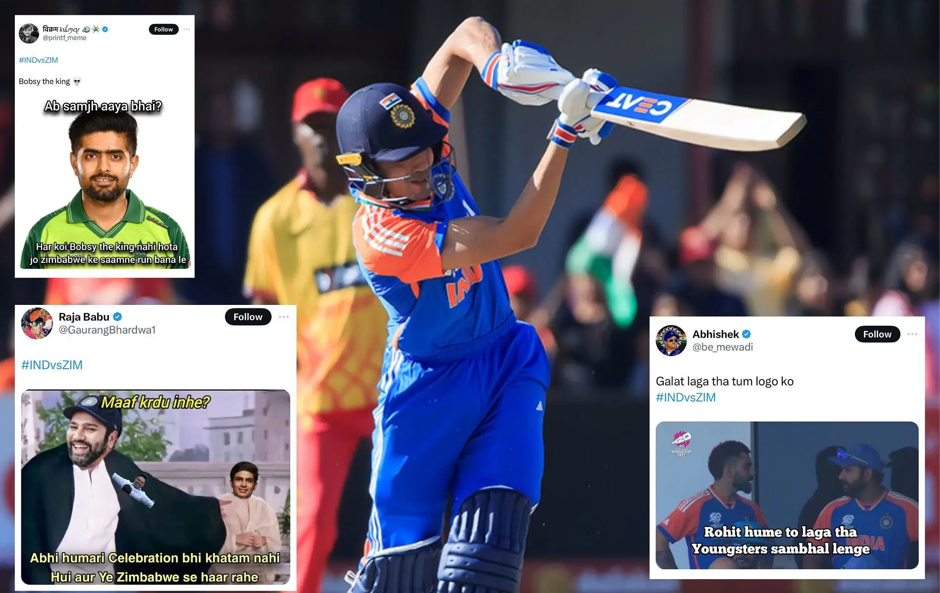 India were bowled out for 102 in T20I series opener against Zimbabwe. 