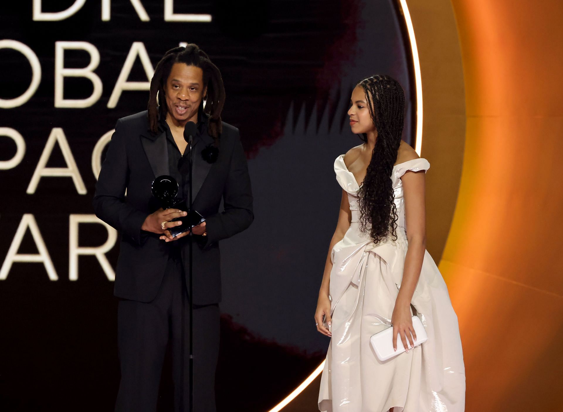 Jay-Z and Blue Ivy Carter (Photo by Kevin Winter/Getty Images for The Recording Academy)