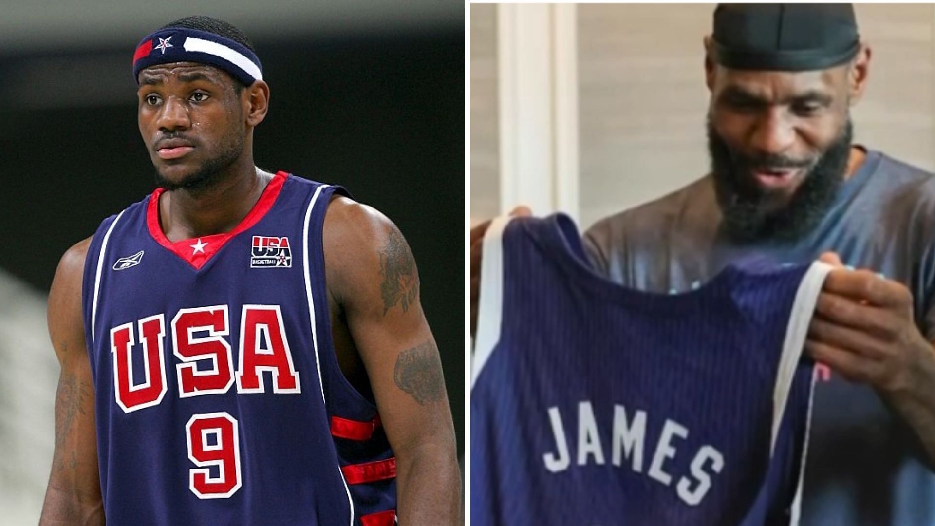 What number will LeBron James wear in 2024 Olympics?