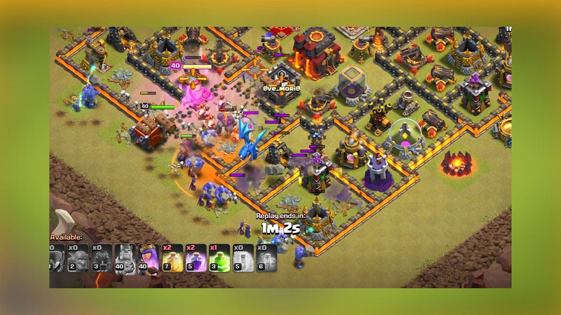 Town Hall 10 BoWitch strategy in Clash of Clans (Image via SuperCell)