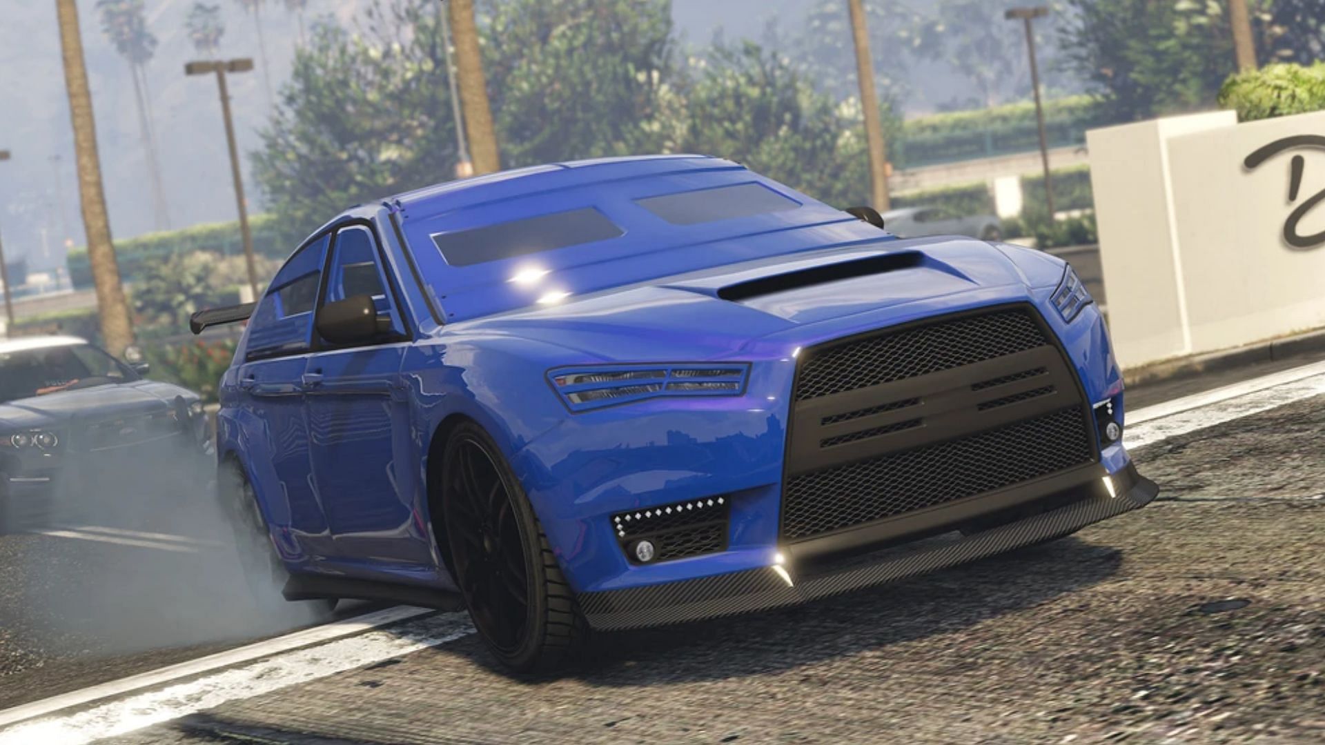 The Armored Kuruma in its full glory in Grand Theft Auto 5 Online (Image via Rockstar Games)