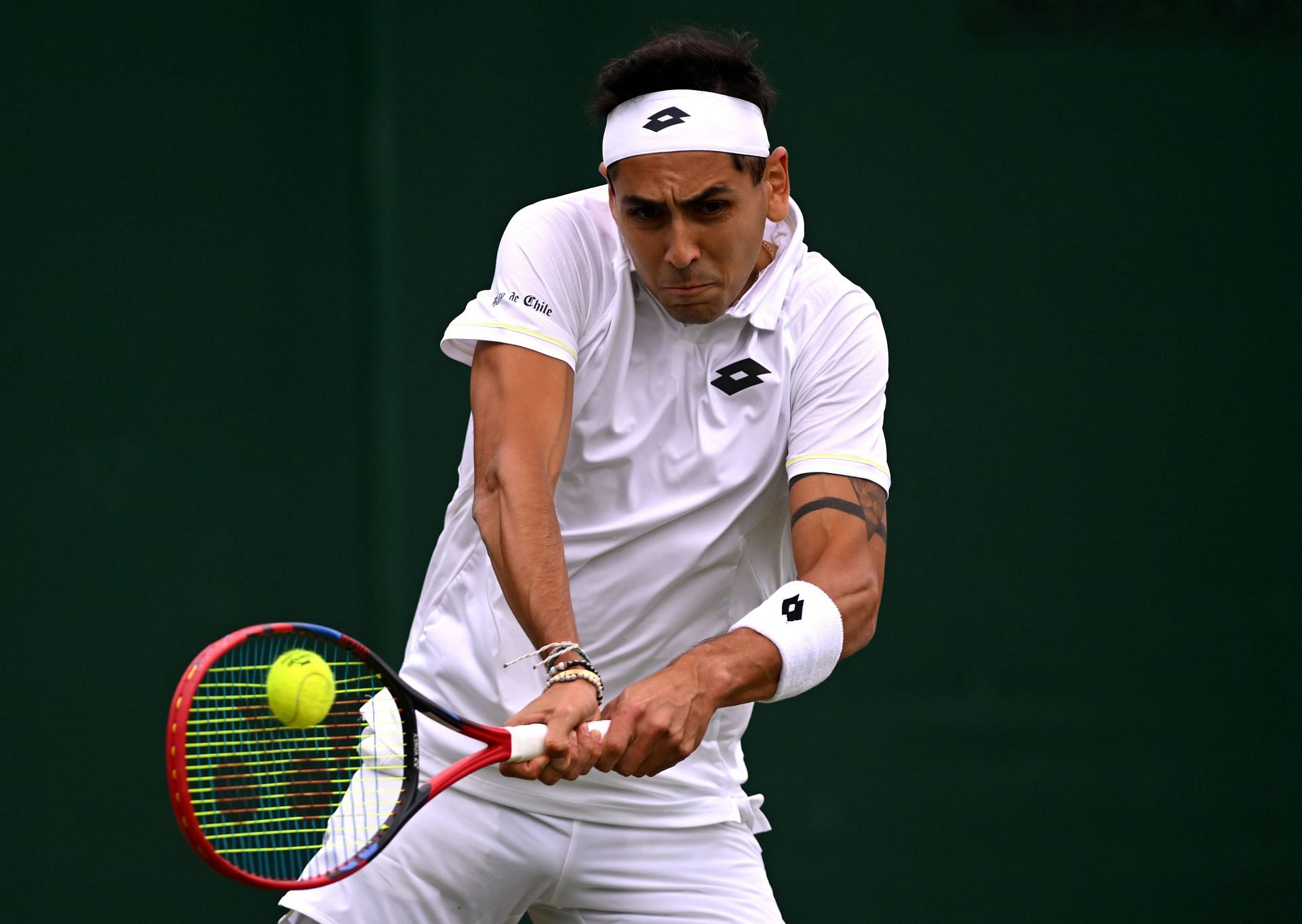 Alejandro Tabilo at the 2024 Wimbledon. (Photo: Getty)