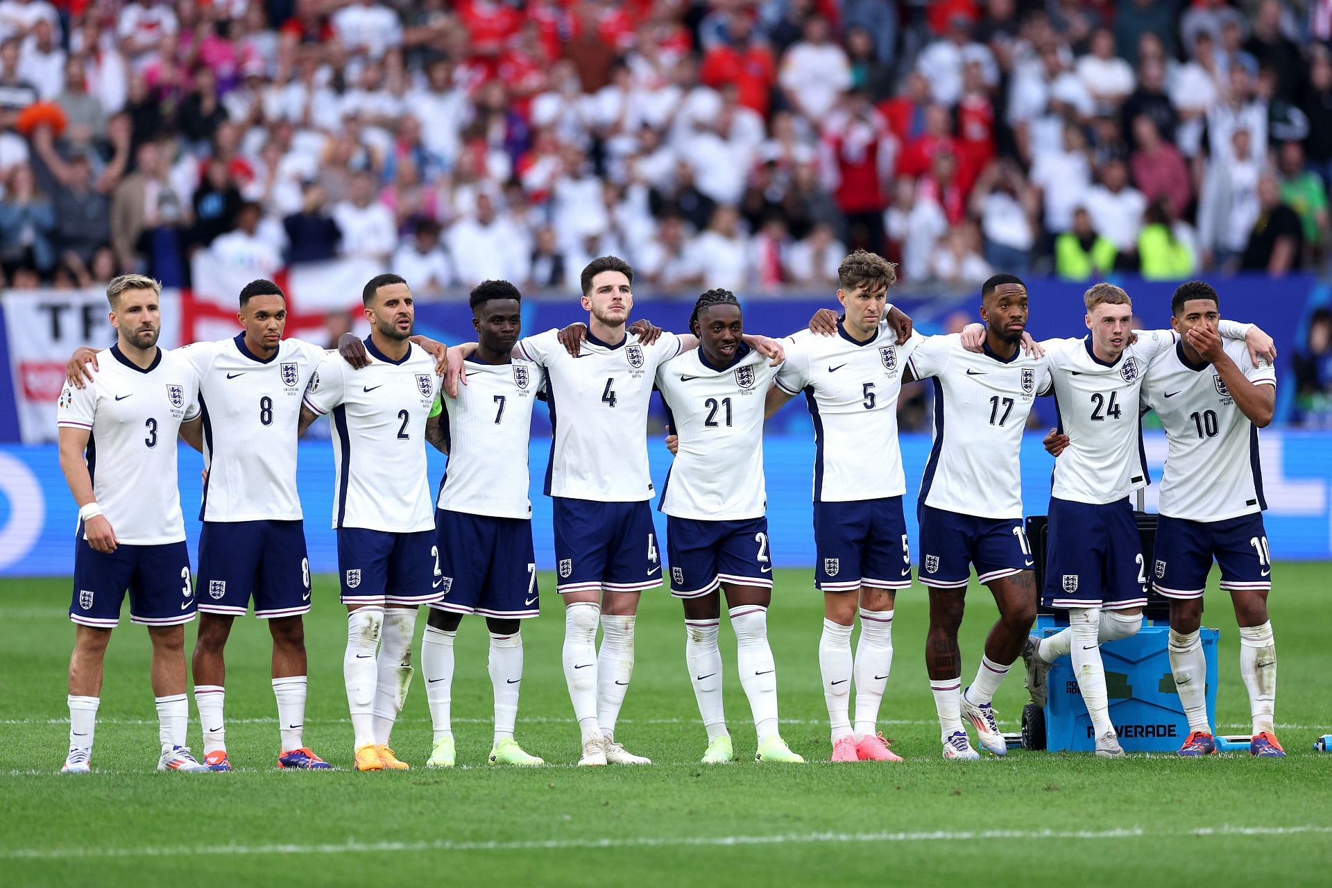 England v Switzerland: Quarter-Final - UEFA EURO 2024 (Photo by Dean Mouhtaropoulos/Getty Images)