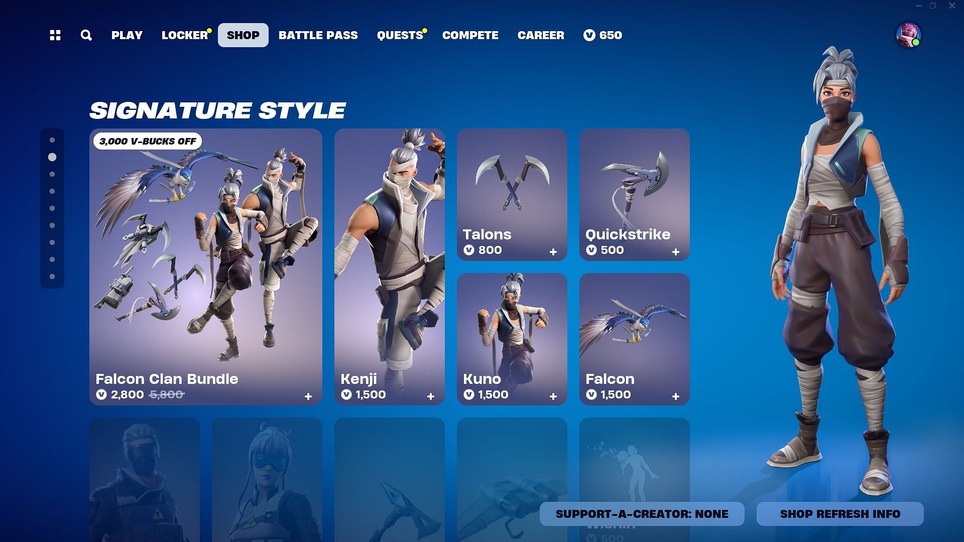 How to get the Kuno and Kenji skins in Fortnite