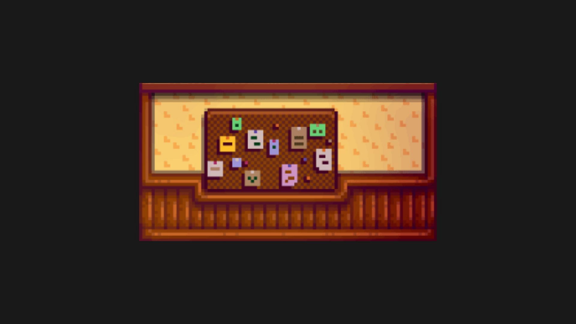 Bulletin Board bundles improve the friendship rating with every resident of Pelican Town (Image via ConcernedApe)