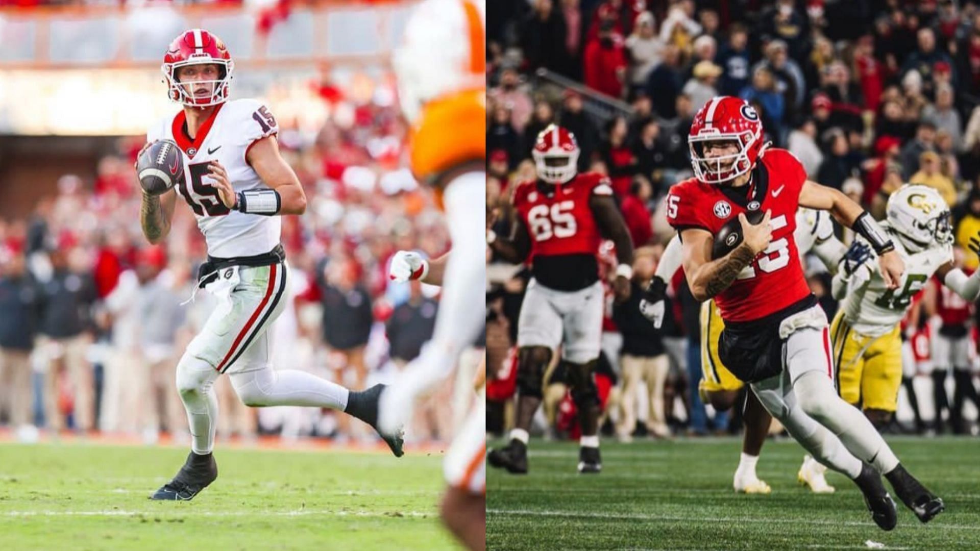 Georgia Bulldogs QB Carson Beck 