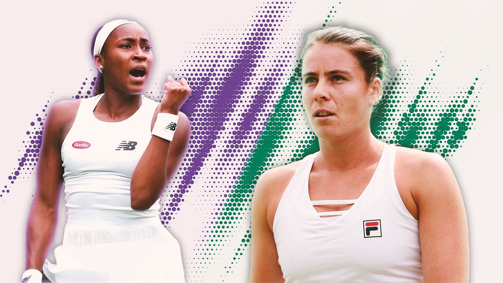 Coco Gauff vs Emma Navarro is one of the fourth-round matches at the 2024 Wimbledon. (Photo: Getty)