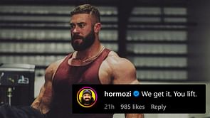 “We get it. You lift” - Influencer comments on Chris Bumstead's latest photo showing his insane physique