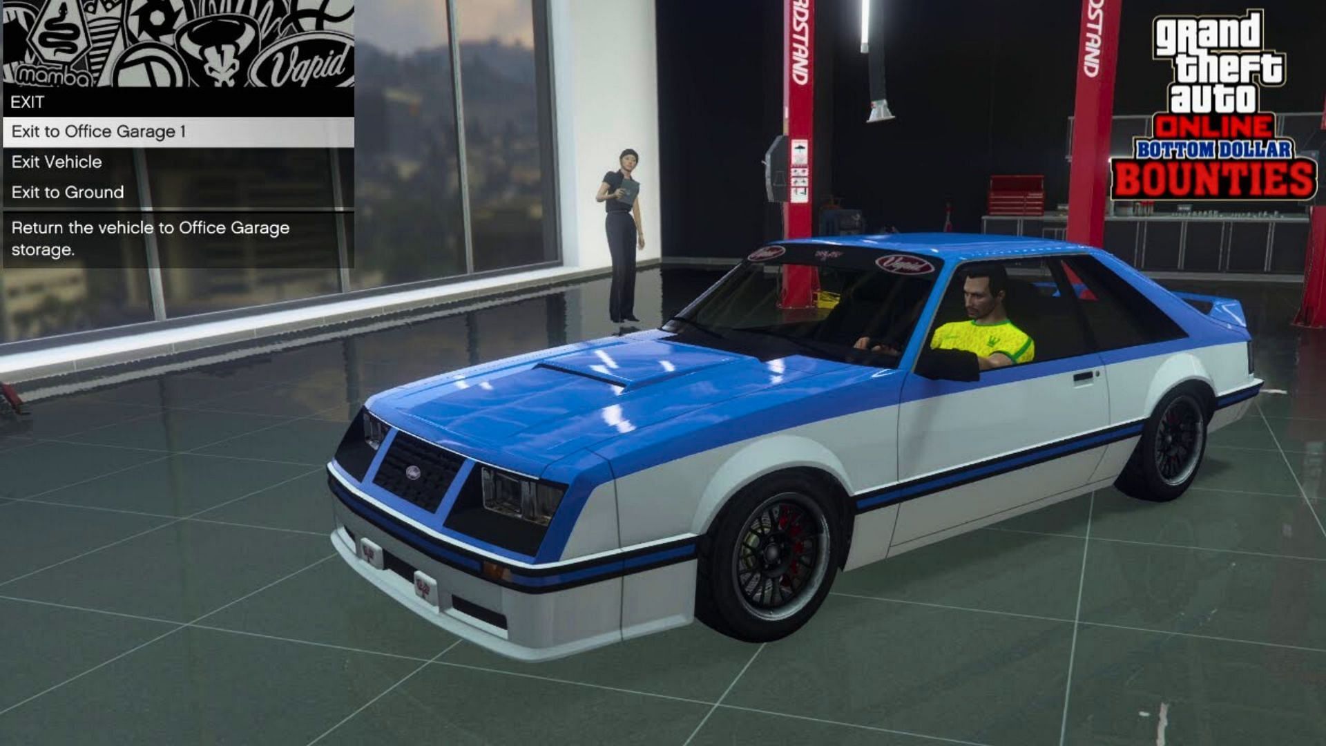 A picture of Vapid Dominator FX in Grand Theft Auto Online (Image via crsN/YouTube)