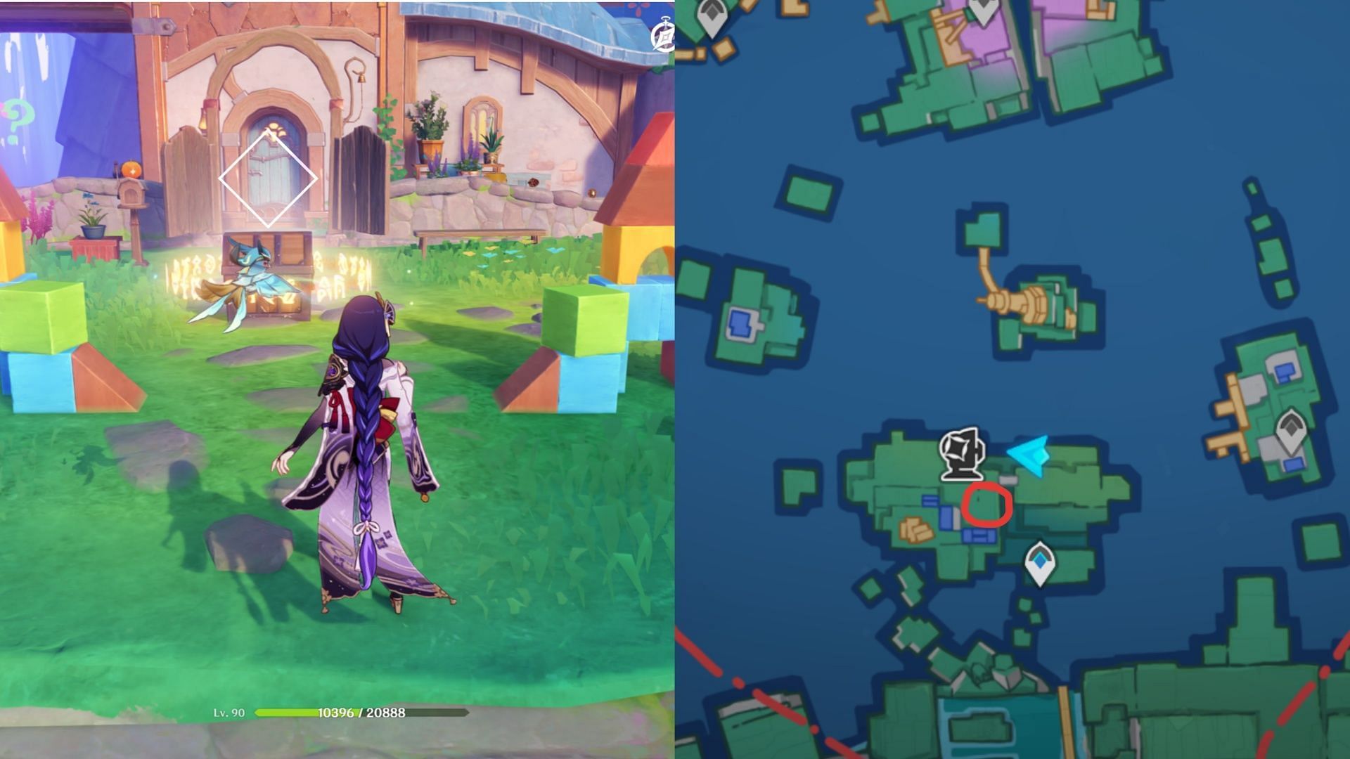 Puzzle #2 in Broken Sea (Image via HoYoverse)