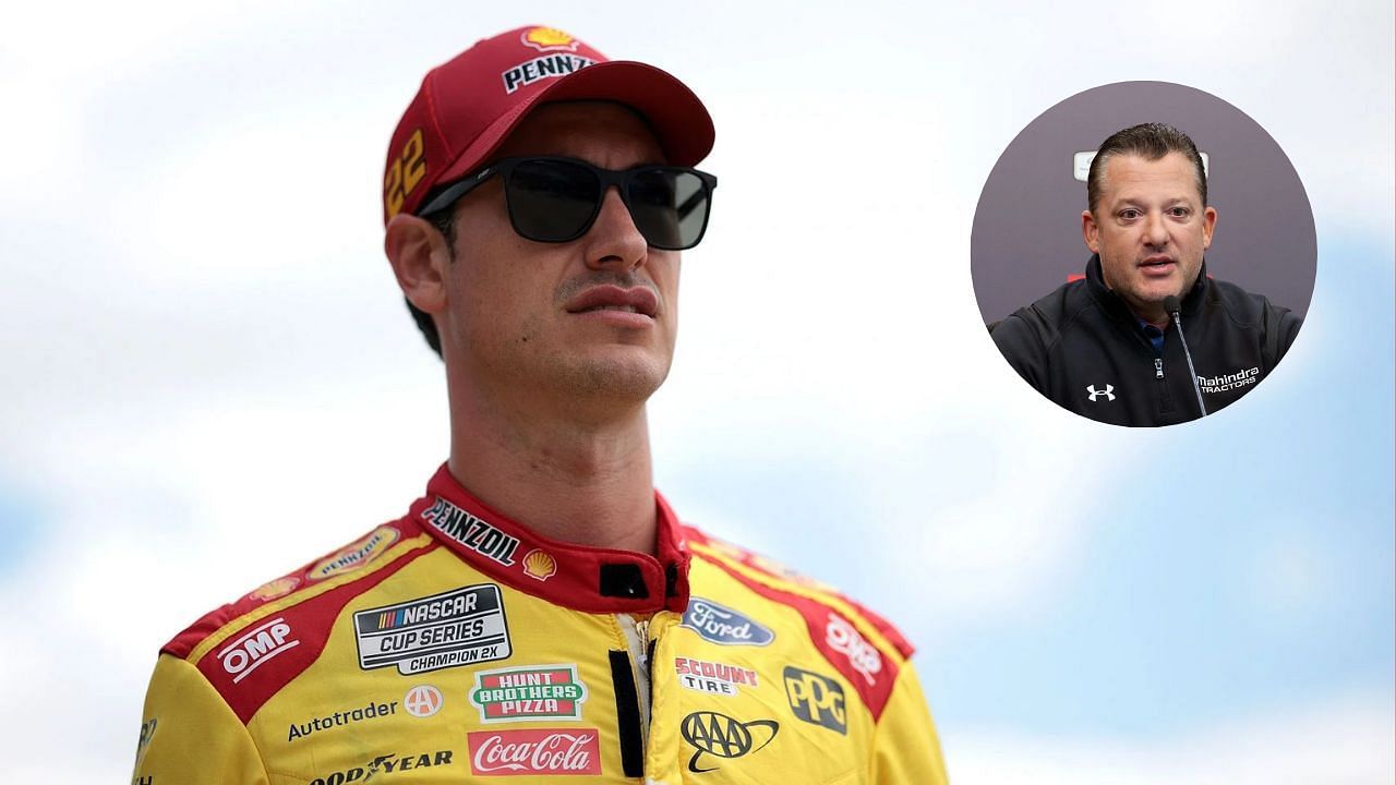 Joey Logano and Tony Stewart (Images via Getty)