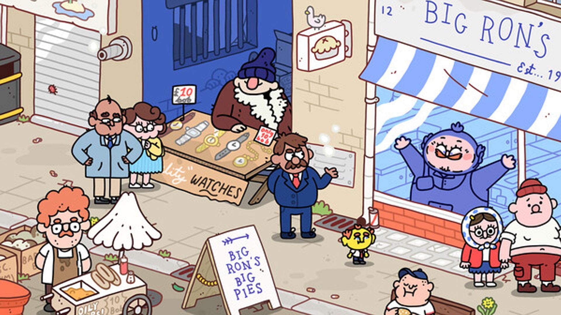 Thank Goodness You&#039;re Here! is a comedy-centric video game (Image via Panic)