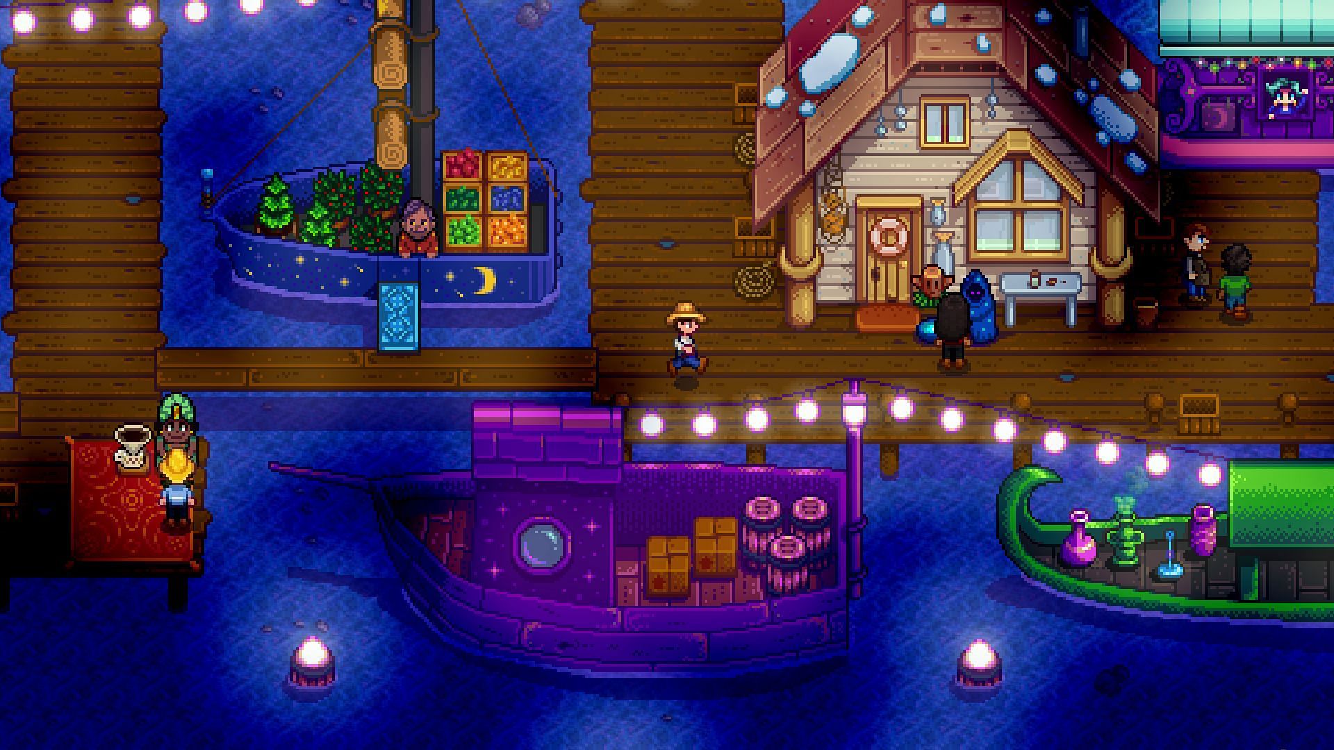 The Night Market festival (Image via ConcernedApe)