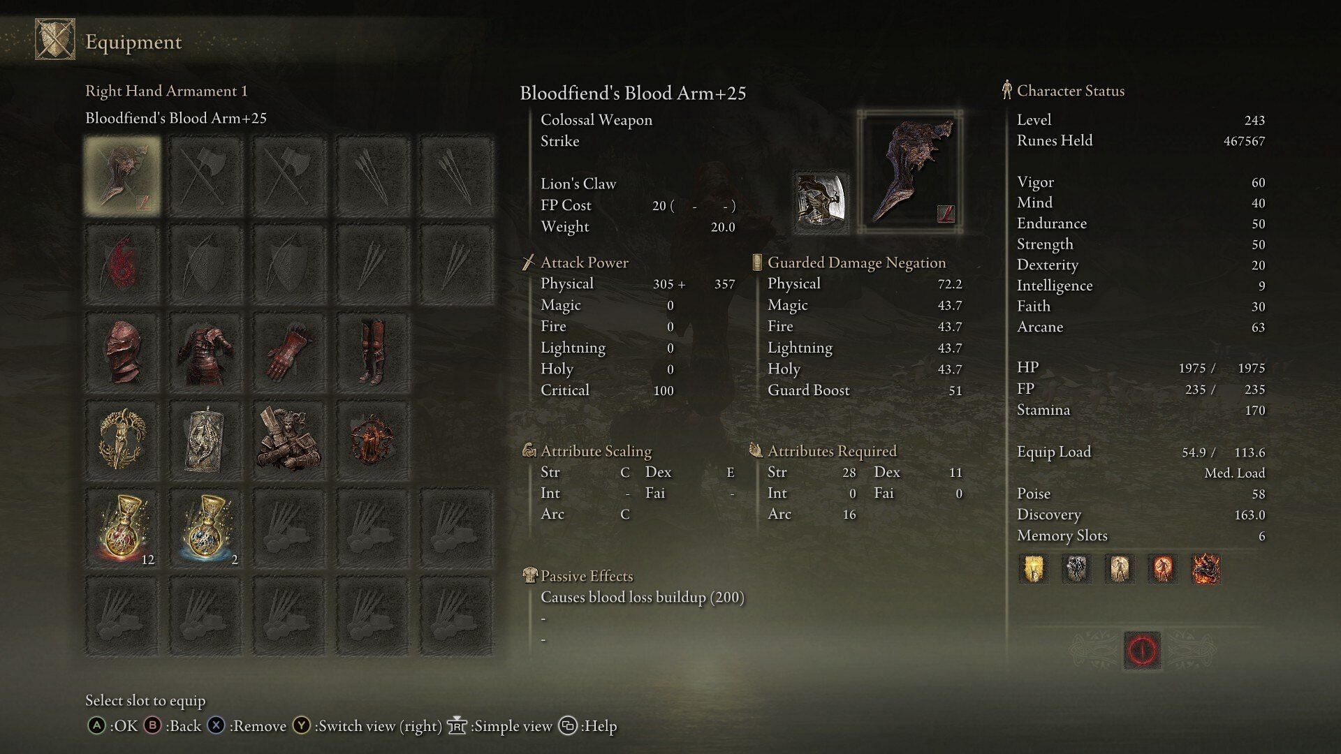 The recommended best Bleed build in Elden Ring Shadow of the Erdtree (Image via FromSoftware)