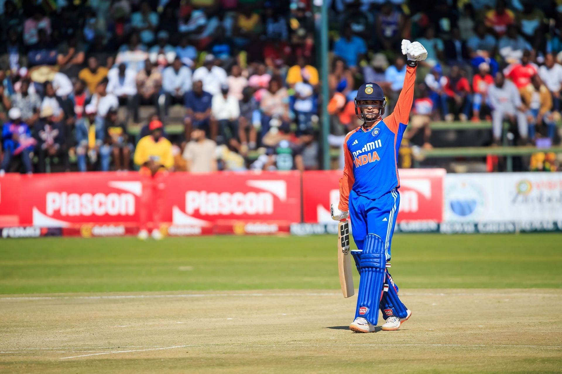Abhishek Sharma scored a blazing century in the second T20I against Zimbabwe. [P/C: BCCI/X]