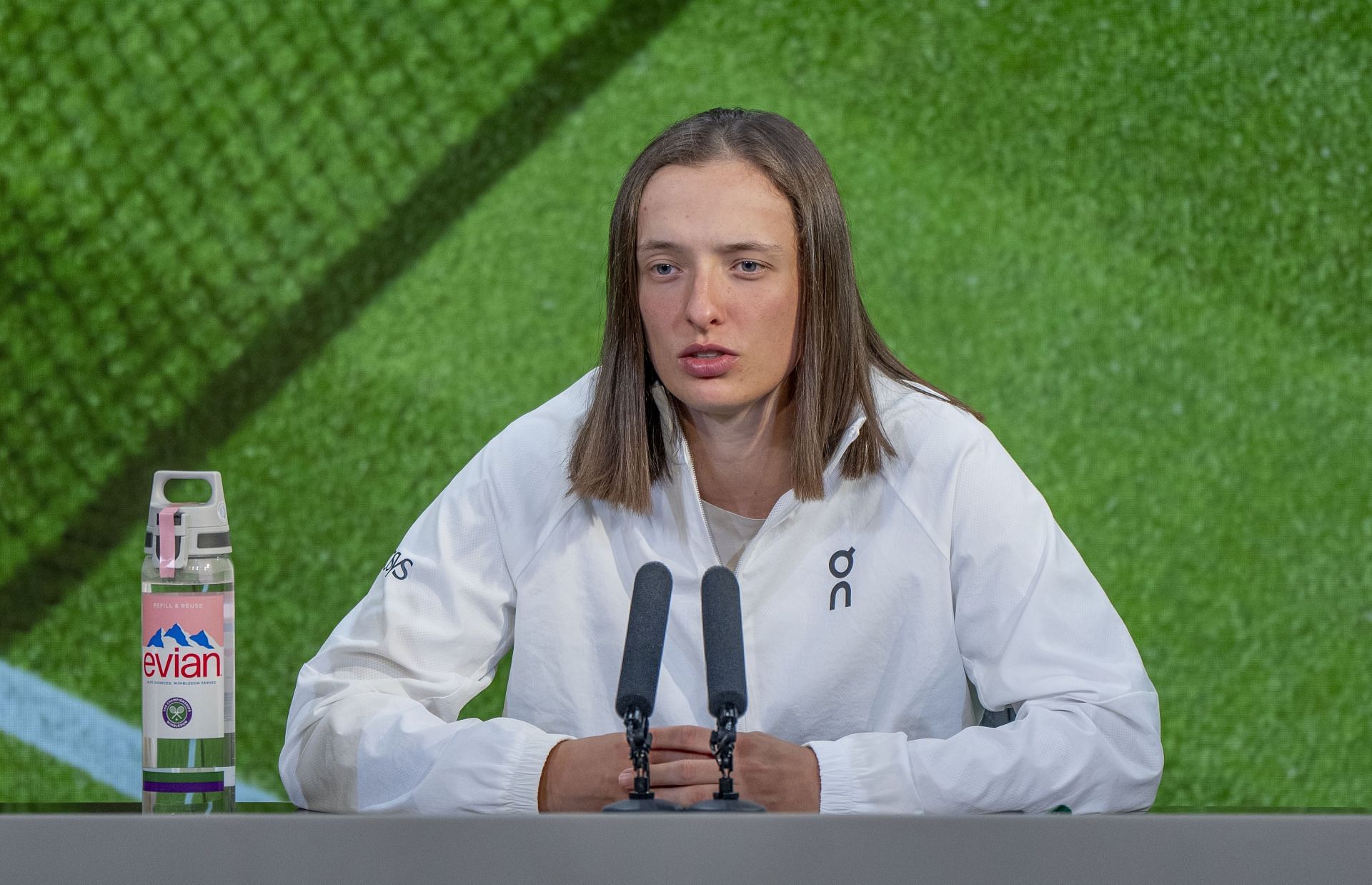 Iga Swiatek at Wimbledon 2024 (Source: GETTY)