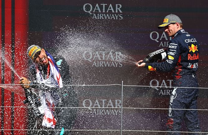 “Ball hogger”: Lewis Hamilton and Max Verstappen’s hilarious post-race banter in the cooldown room