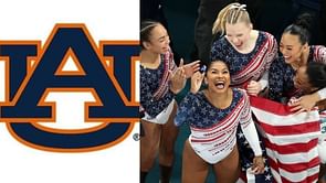 WATCH: Auburn alum Sunisa Lee throws fist pumps as fans shout “War Eagle” during 2024 Paris Olympics