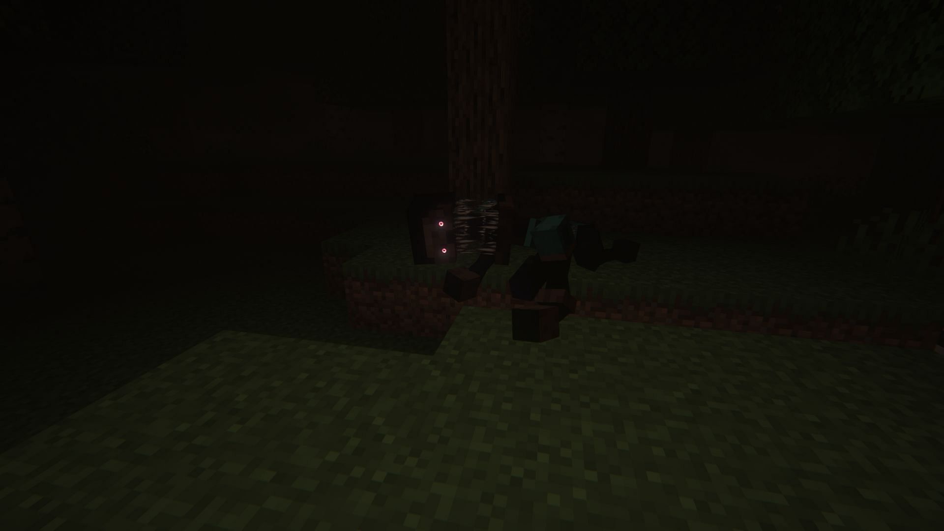 The Anomaly crawling after a target (Image via Mojang)