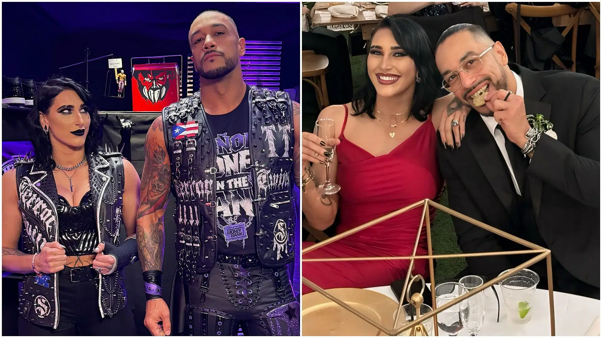 Rhea Ripley and Damian Priest are a part of The Judgment Day group in WWE! (Images via Ripley