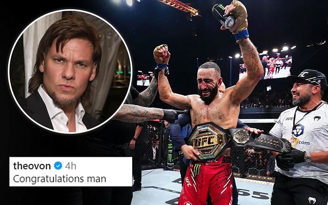 Bro ragdolled and dropped the home town champion" - Fans react to Belal  Muhammad parading UFC belt in Manchester, Theo Von chimes in