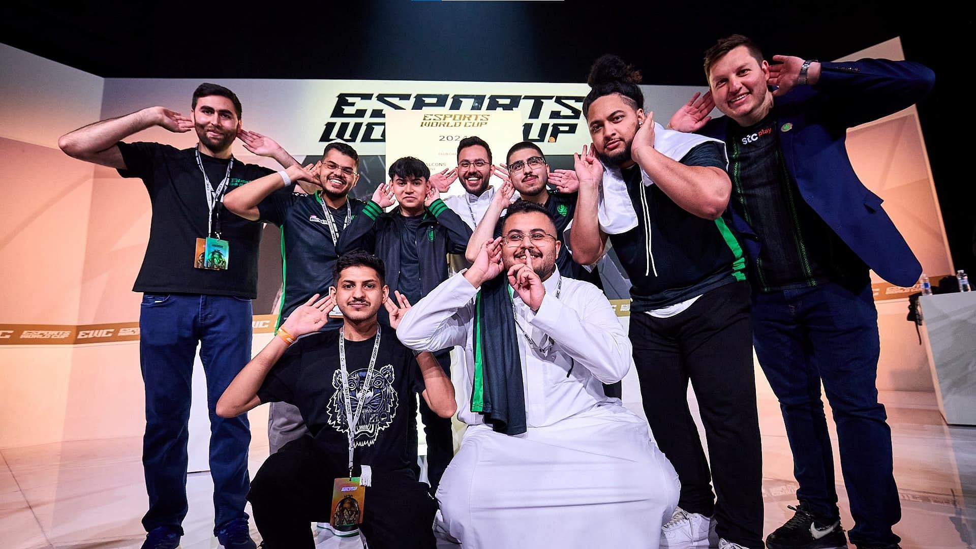 Team Falcons win the Esports World Cup Warzone tournament (Image via EWC)