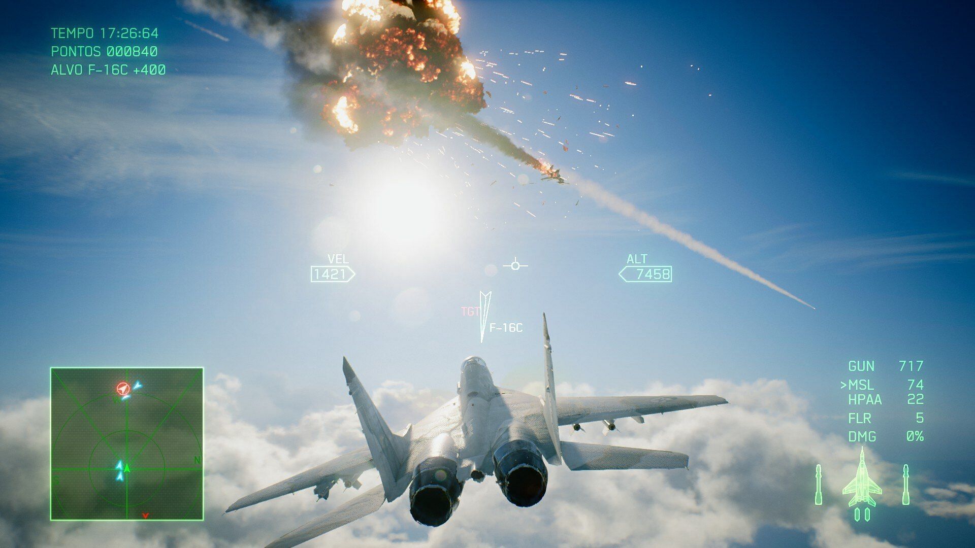 Partaking in aerial dogfights has never been more fun (Image via Bandai Namco)