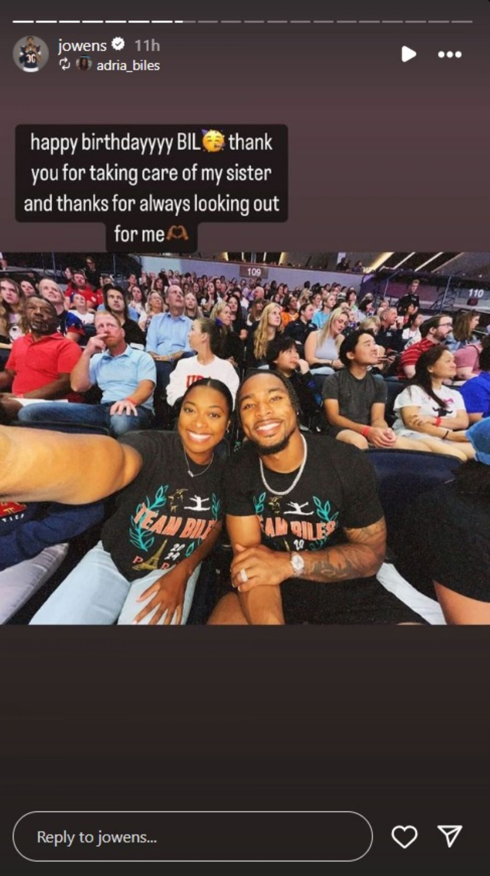 “Thank you for taking care of my sister”-Simone Biles’ sister Adria