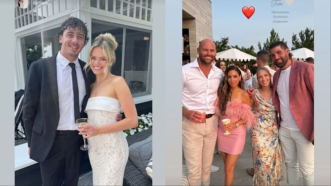 In Photos: Pat Maroon, Zack Kassian among NHL stars to mark their attendance at Connor McDavid's wedding with Lauren Kyle