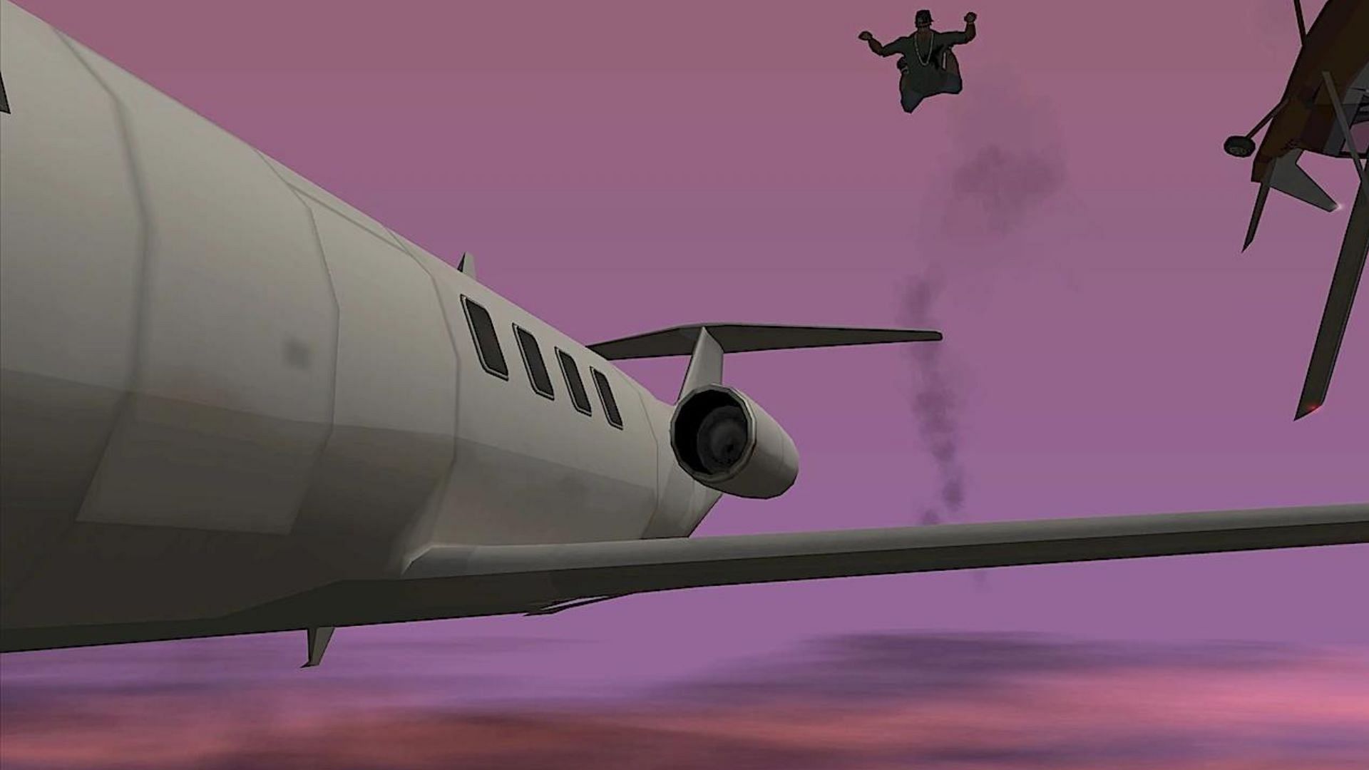 Freefall offers one of the best action sequences in San Andreas (Image via Rockstar Games || GTA Wiki)