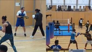 [Watch] Indian boxing squad trains hard in practice session ahead of Paris Olympics 2024
