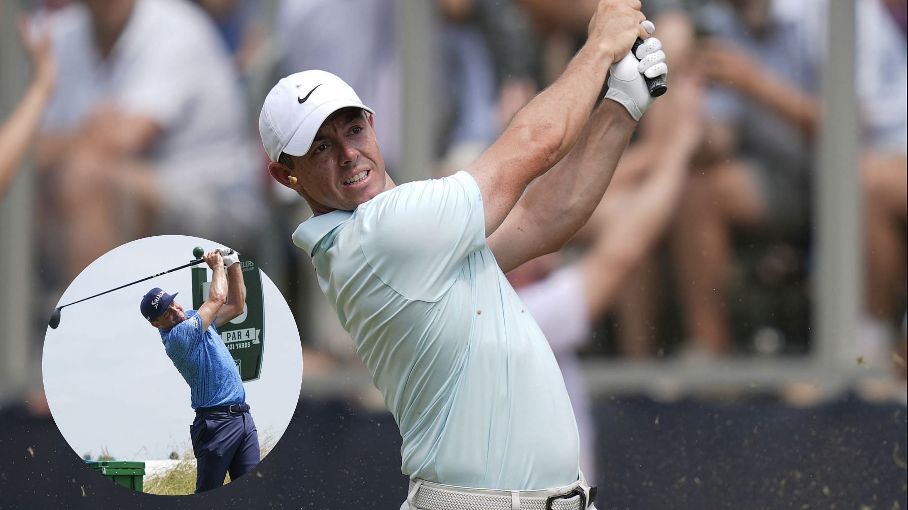 Rory McIlroy, Keegan Bradley (Images via IMAGN)