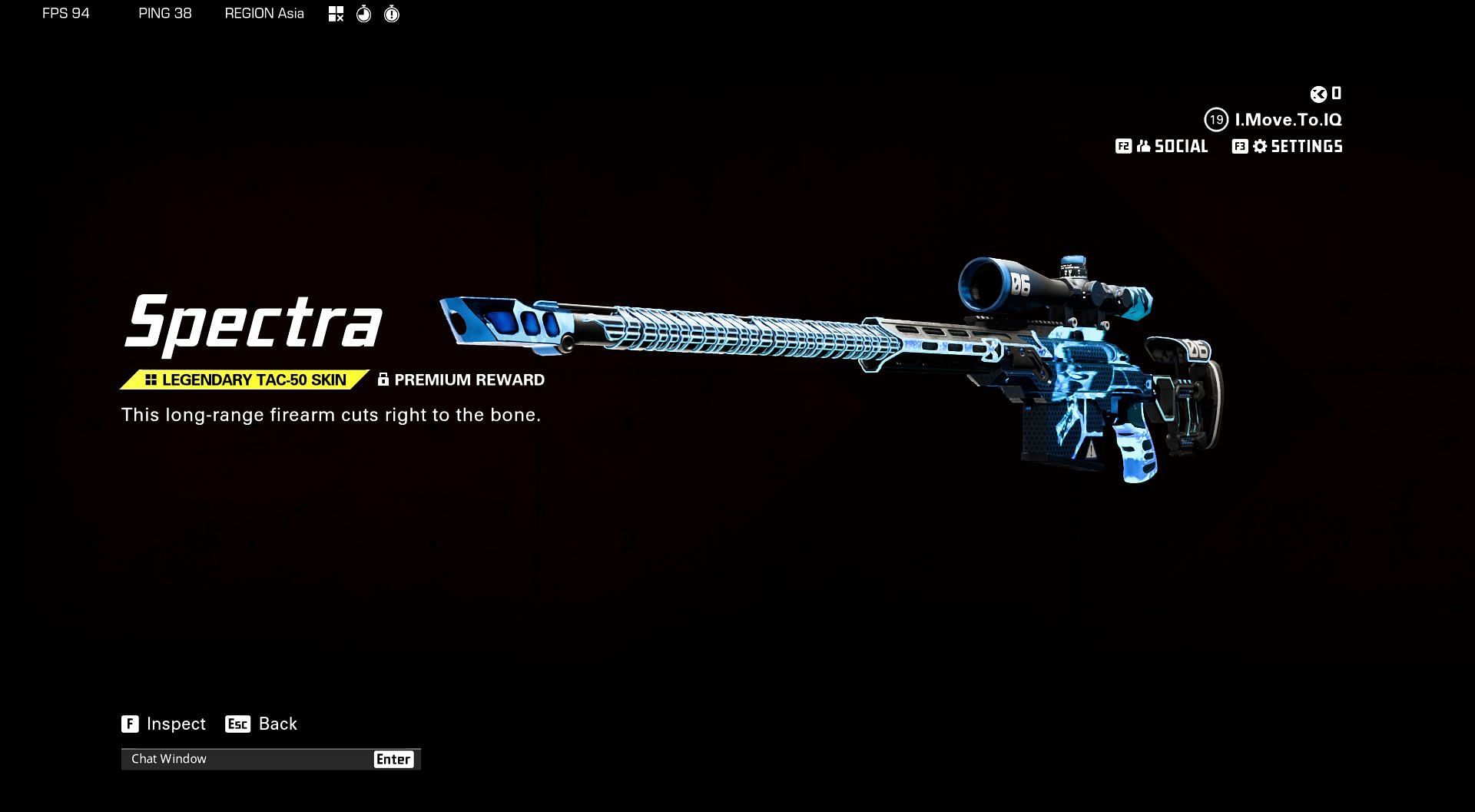 Spectra Tac-50 Legendary Weapon Skin (Image via Ubisoft)