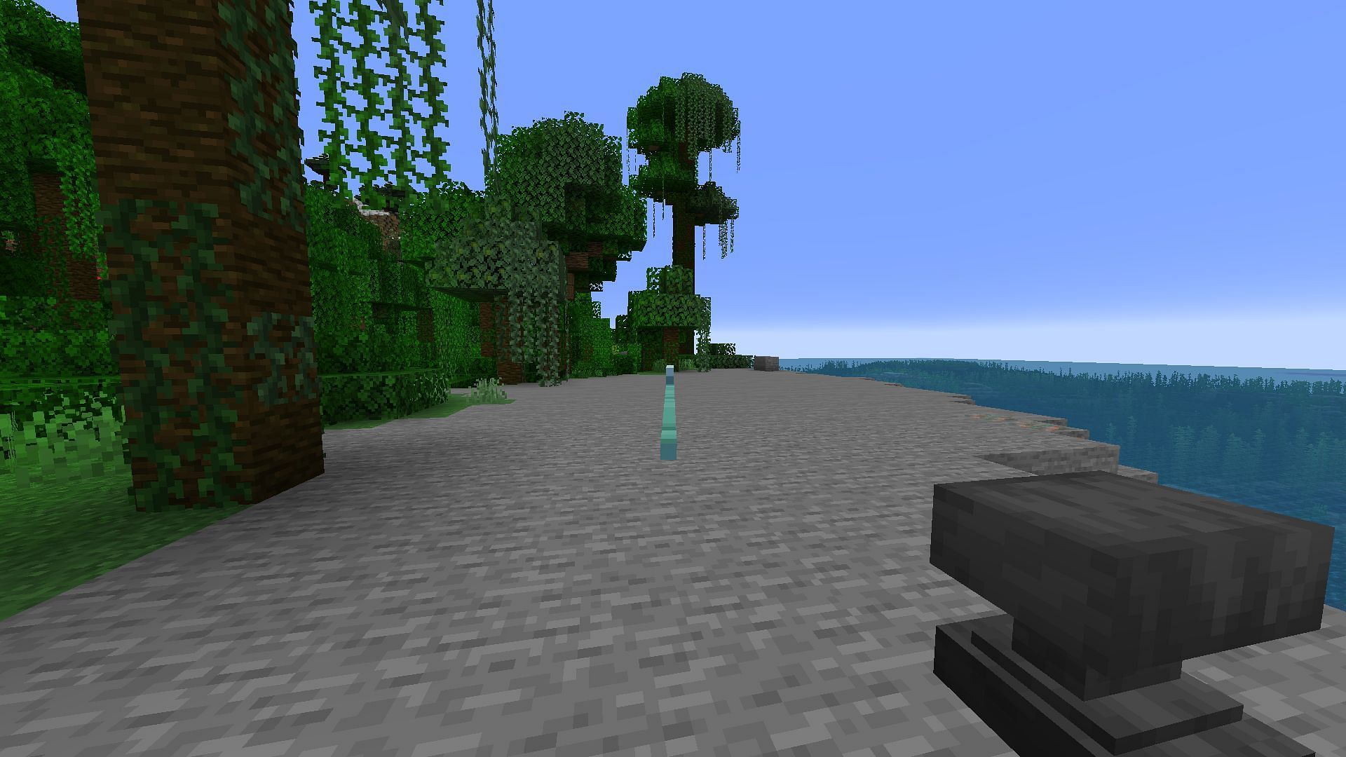 Loyalty is excellent in Minecraft for using tridents as a ranged weapon. (Image via Mojang)