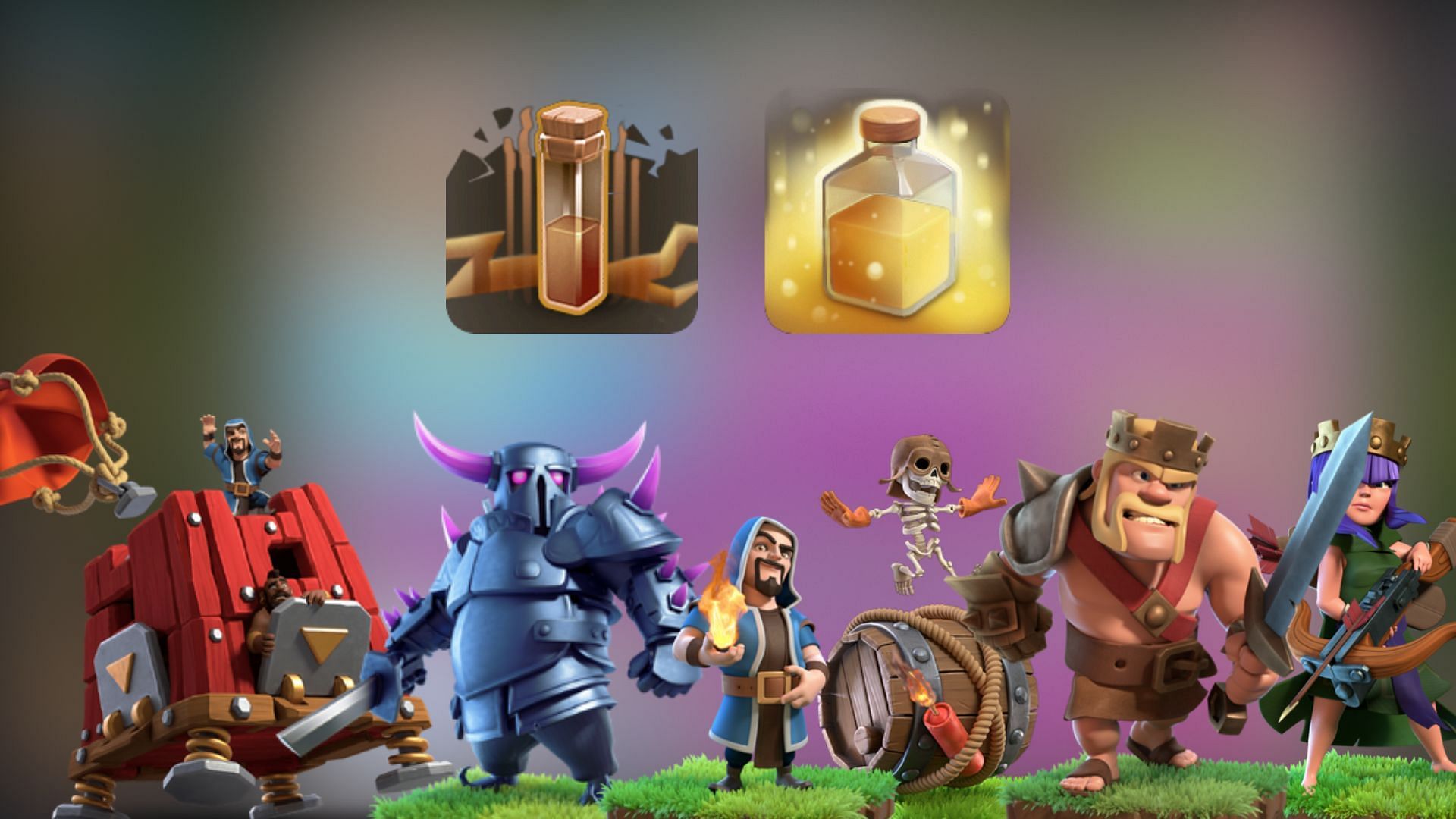 Town Hall 11 Mass Pekka attacking strategy in Clash of Clans (Image via SuperCell)