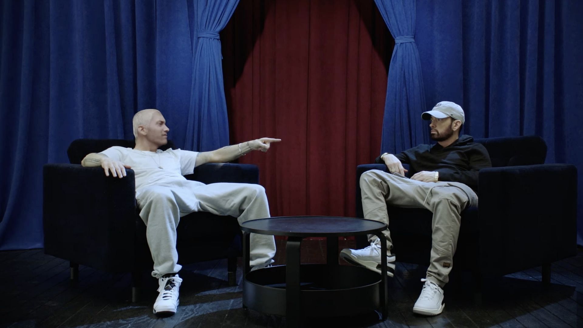 Marshall Mathers and Slim Shady in Complex