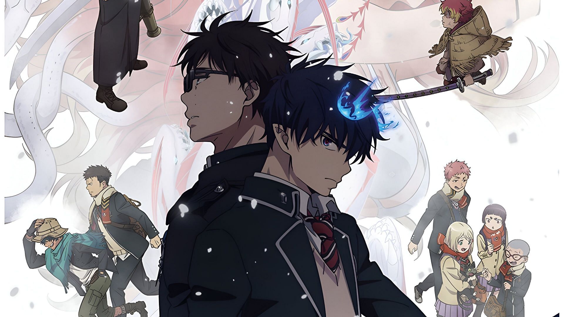 Blue Exorcist season 4 announces consecutive cour run with trailer and visual (Image via Studio VOLN)