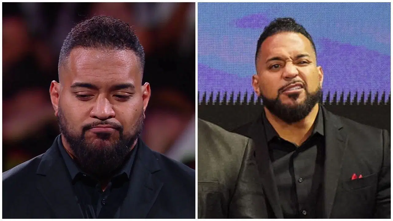 Tonga Loa shows his scars following SmackDown beating. (Photo: WWE on Fox/X and WWE.com)