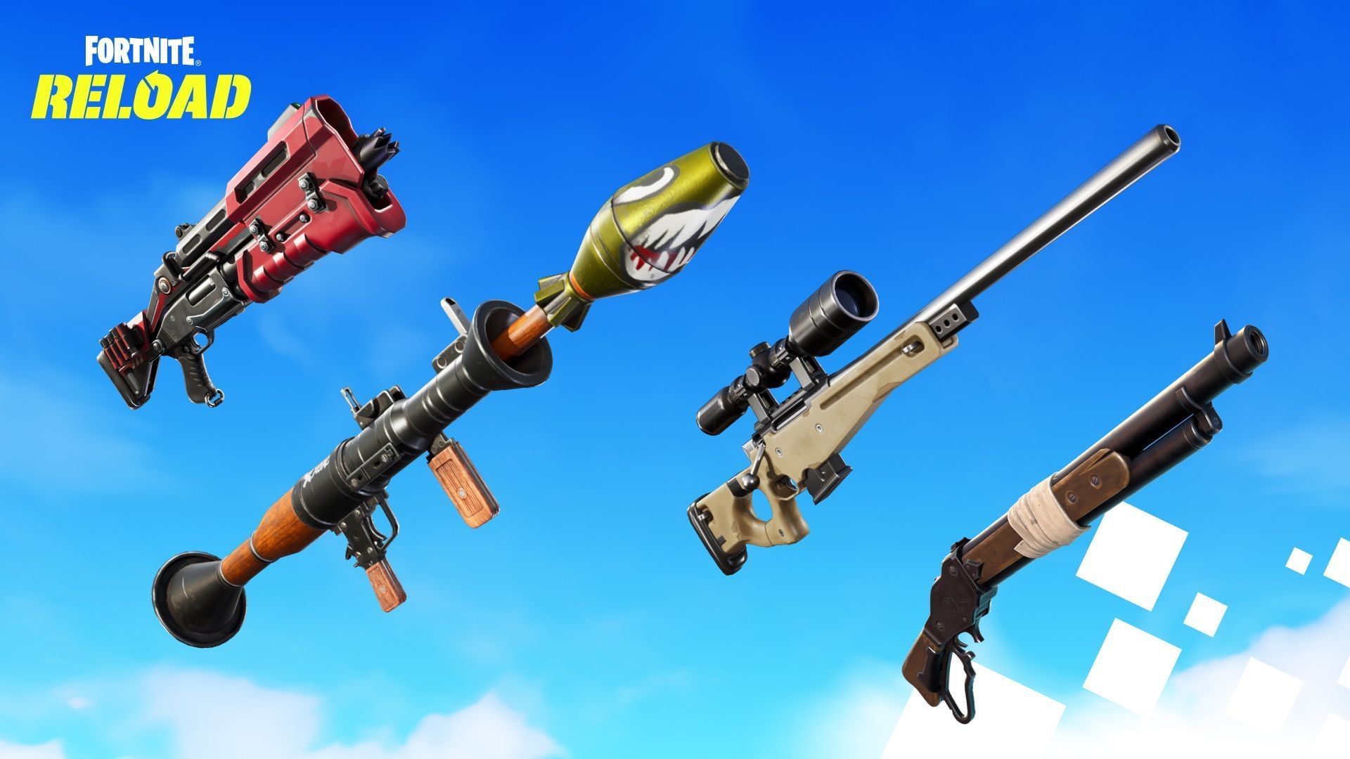 Fortnite Reload weapons (Image via Epic Games)