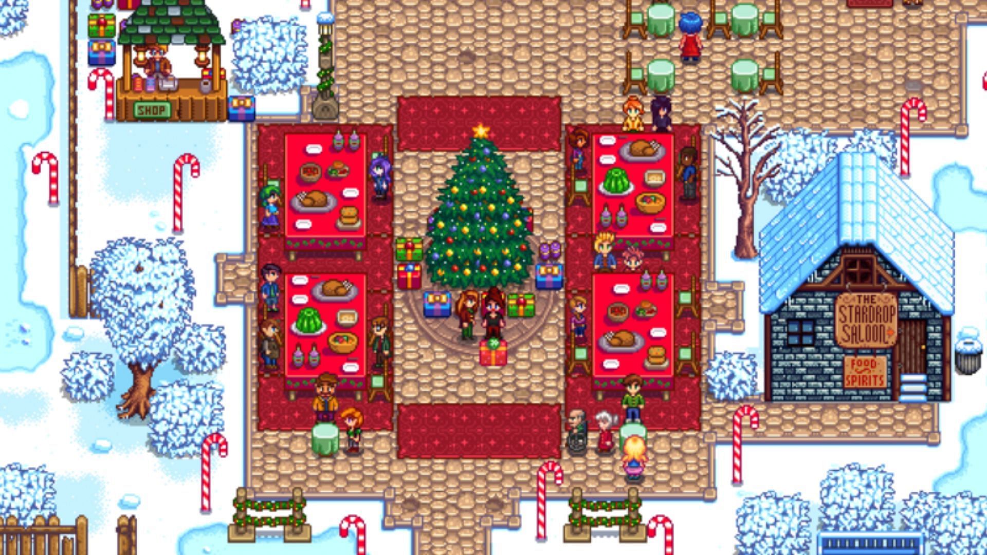 You can receive some rare items as gifts during this Stardew Valley festival (Image via ConcernedApe)