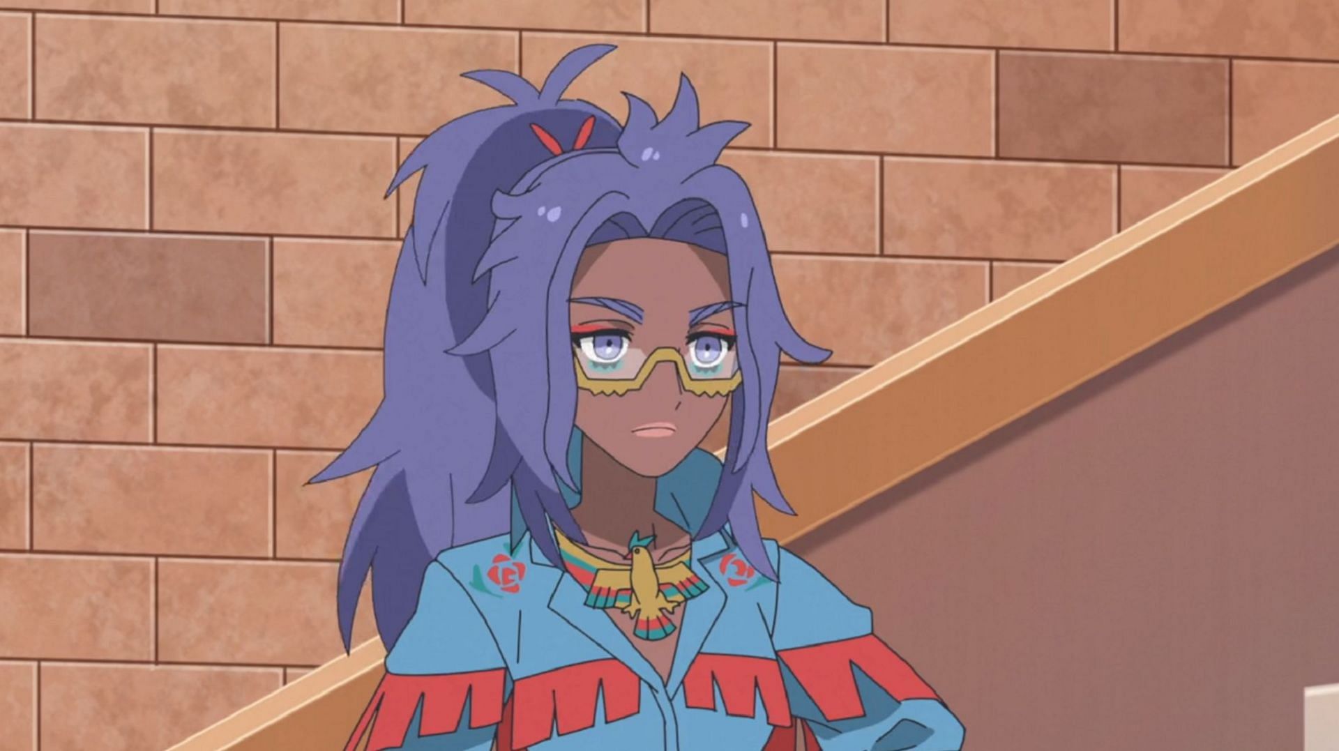 Raifort, the academy&#039;s history teacher, is introduced in Pokemon Horizons Episode 57 (Image via The Pokemon Company)