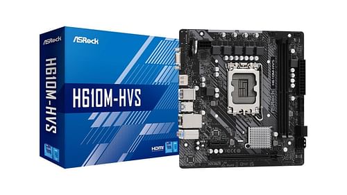 The ASRock H610M-HVS is a value-for-money motherboard for the Core i5-14400 (Image via Amazon)