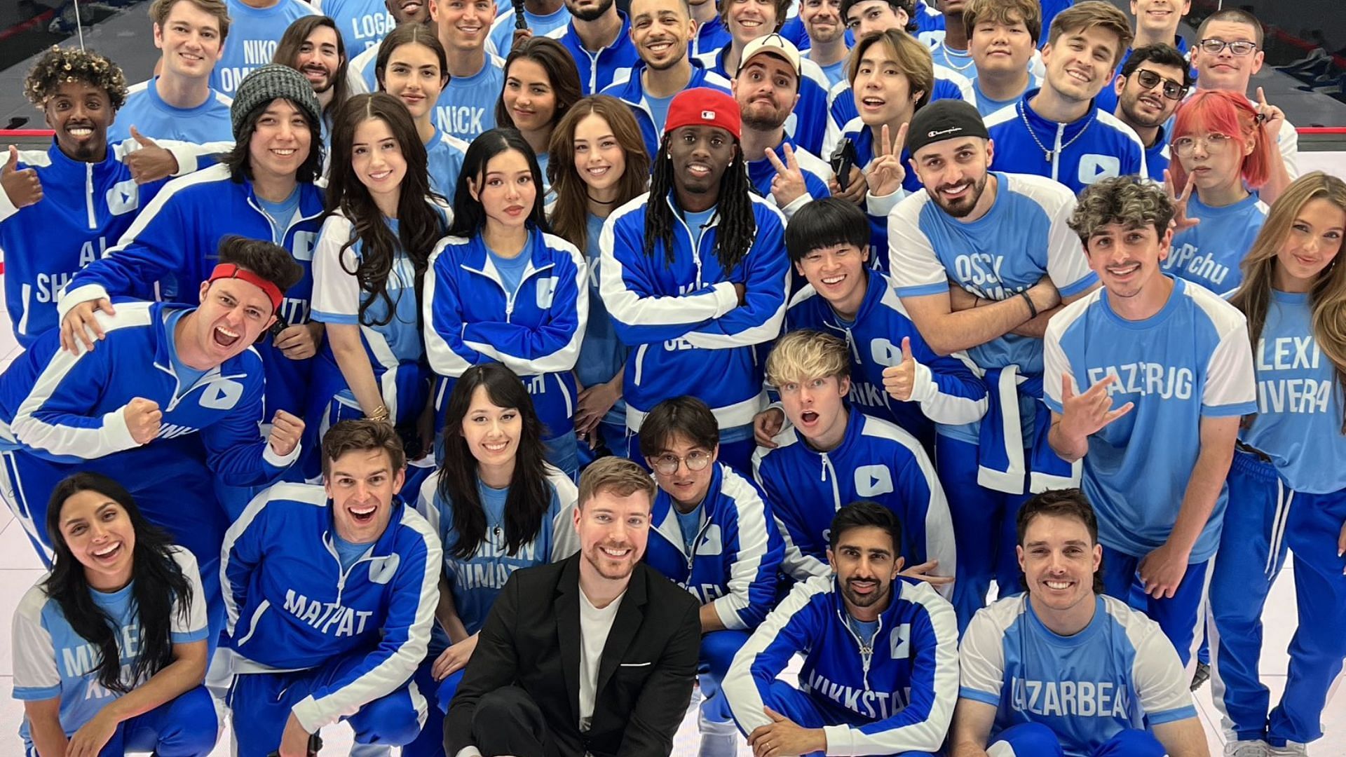 MrBeast announced an upcoming video with fifty content creators (Image via MrBeast/X)