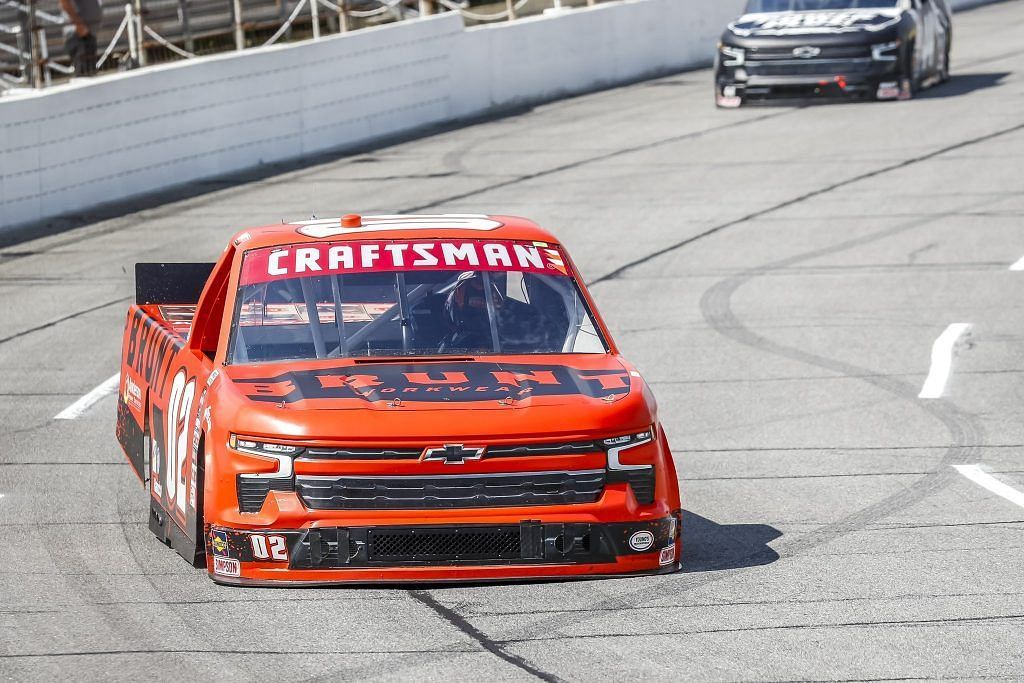 NASCAR driver Mason Massey&#039;s #02 Brunt Workwear Chevrolet (Image credits: Young&#039;s Motorsports via Jayski)