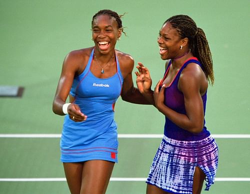 The Williams sisters pictured at the 2000 Sydney Olympics (Source: Getty)