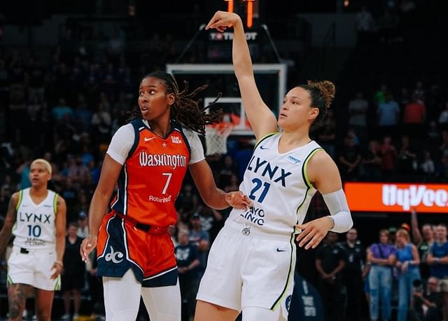 Washington Mystics vs Minnesota Lynx Player Stats and Box Scores for July 6 (Photo from Minnesota Lynx X page)