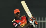 Jason Holder batting for the Sunrisers Hyderabad in IPL 2021 (Image Credits: Jason Holder's Instagram)