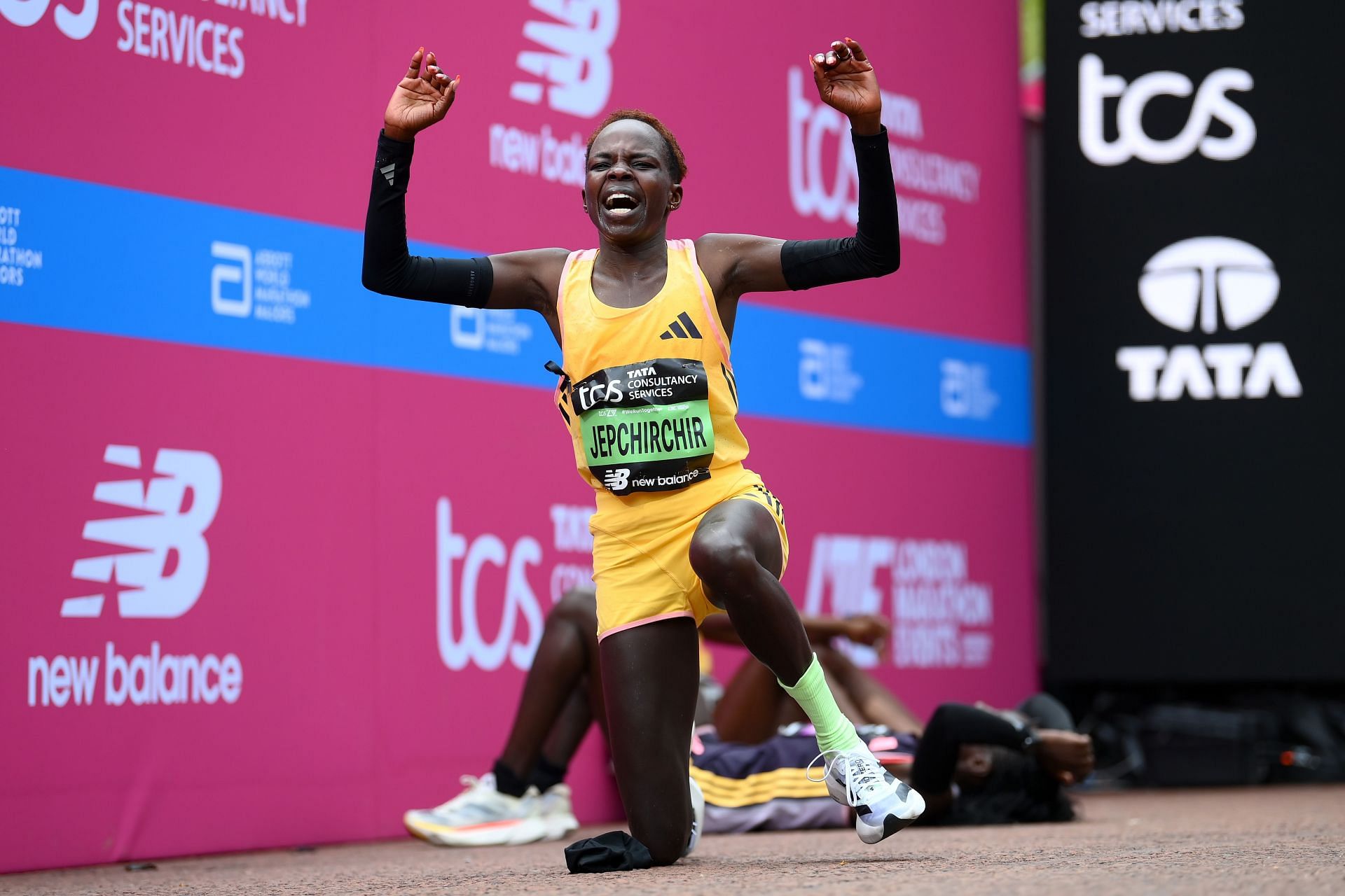 Peres Jepchirchir wins 2024 TCS London Marathon in preparation for Paris Olympics(Source: Getty Images)