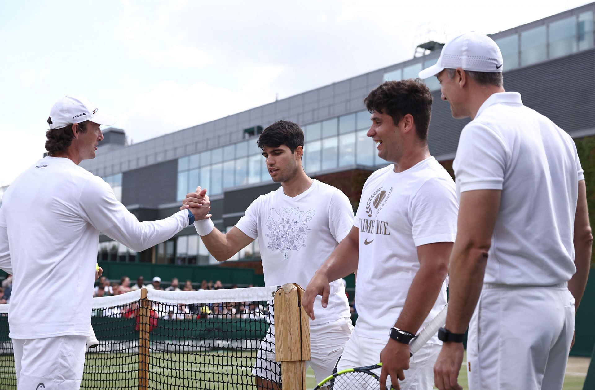 Alcaraz&#039;s brother Alvaro (second from right)